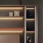 Ceo Office Room Decorations Storage Bookcase Wooden Modern Mdf Bookshelft