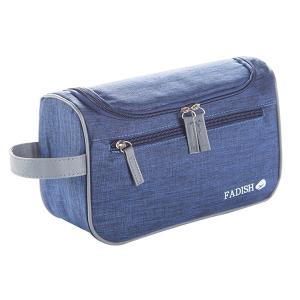 Quality Oxford Fabric Mens Custom Cosmetic Bags , top double metal zipper Make Up Organizer wholesale