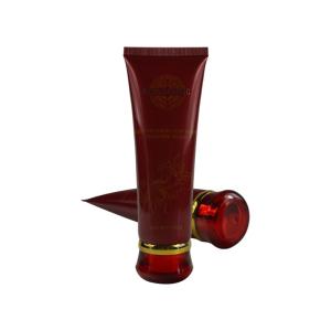 Quality Custom empty soft cosmetic hand cream packaging squeeze round tube yellow wholesale