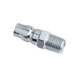 Stainless Steel Quick Couplers Male Type , PM Self Locking Quick Disconnect
