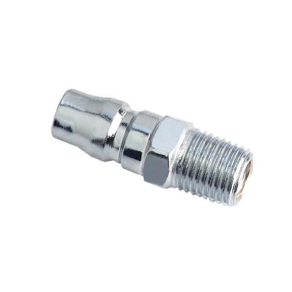 Stainless Steel Quick Couplers Male Type , PM Self Locking Quick Disconnect