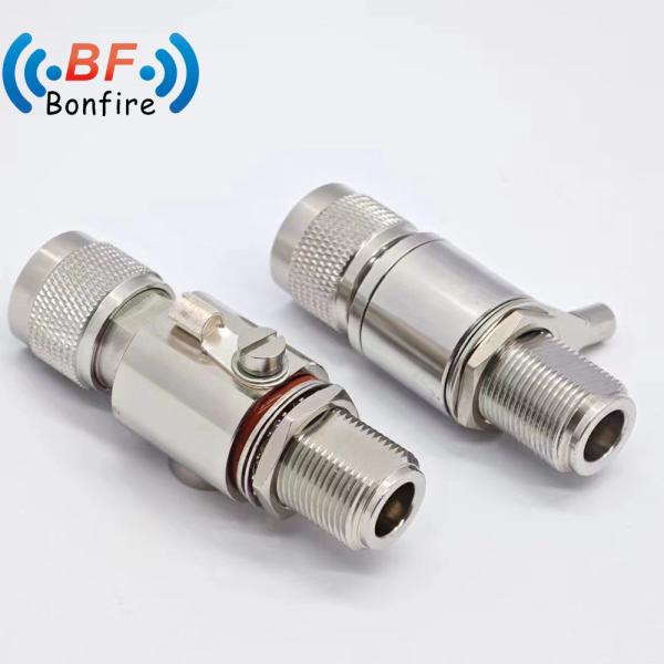 Indoor/Outdoor IP65 BLQ-XXXXX 0-3GHz Antenna Feed Lightning Surge Protector N