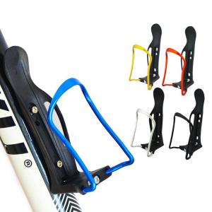 Quality Alloy Aluminum Bike Basket Water Bottle Holder Cycling Rear Saddle Mount Holder Bracket wholesale
