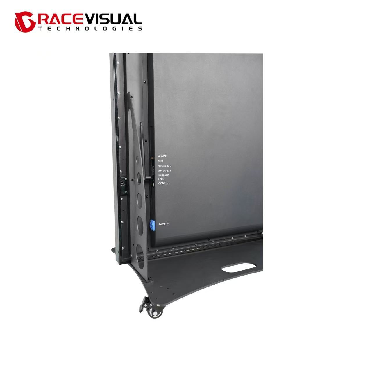 3840hz High Refresh Rate Light Weight Indoor Full Color LED Poster Screen 48kg/piece With Wheels Totem