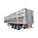 Aluminium Trailer Livestock Carrier Truck Trailer Cattle Fence Semi-Trailer