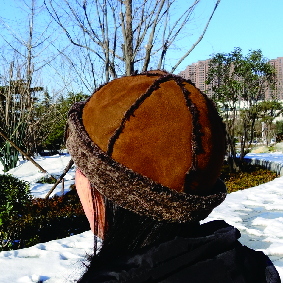 Adult Size Merino Wool Hat , Winter Trooper Hat Customized Color Eco - Friendly