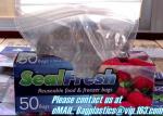custom food packaging plastic Zip lockk bag, zipper bag, clear zip lock bag