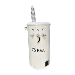 Quality 75 Kva Single Phase Pole Mounted Transformer IEEE/ANSI Standards 12470V To 480V Power Pole Transformer wholesale