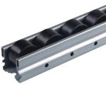 SGCC PP ESD Metal Roller Track JY-2046 4000mm Length Roller Rail Track