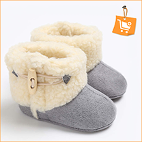 Cute 2019 Cotton Cartoon animal 0-18 months sandals baby crib shoes