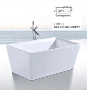 Quality Bathtubs, freestanding Bathtub without faucet , hand shower HB611 wholesale