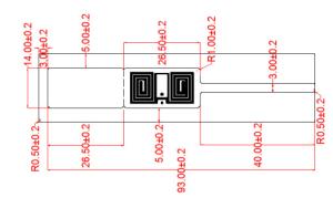 Quality UHF RFID Jewelry label LAB103S , Passive Jewelry Tamper proof Tracking Security UHF Rfid Tag Jewellery Label wholesale