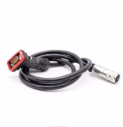 Waterproof AISG Panel Mount D Sub Connector 9 Pin Male Straight