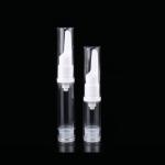 5ML 10ML white plastic PP round essence eye cream airless pump bottle