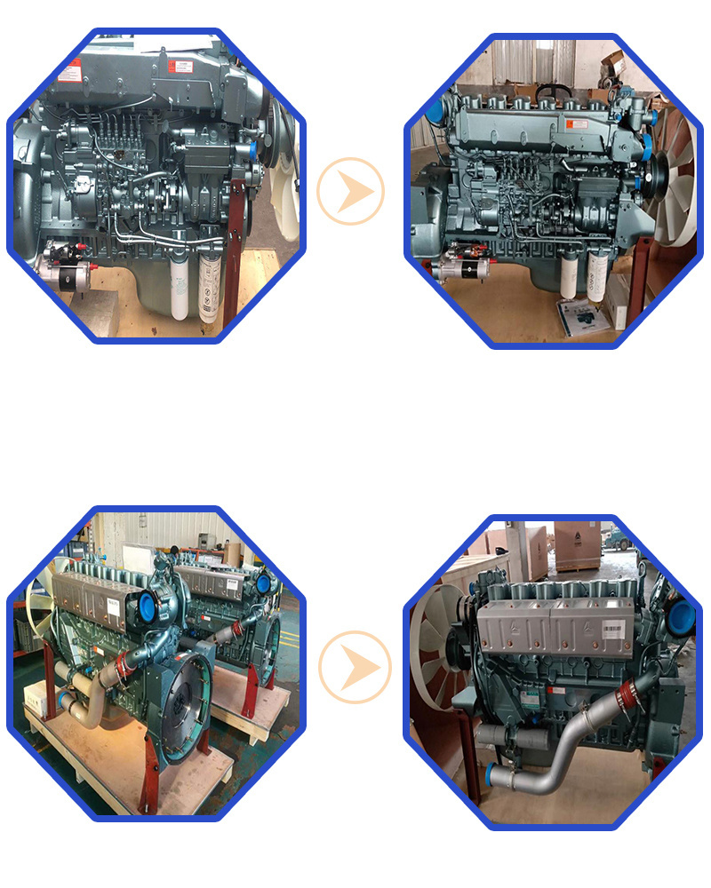 Genuine Truck Parts China Sinotruk HOWO A7 371HP Engine Wd615.47