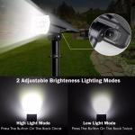 2000mAH Battery 150-200LM 32 LED Solar Landscape Spotlights Wireless