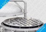 Liquid Industrial Cartridge Filter Housing Horizontal / Vertical Wtih Flange