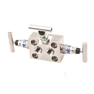 Quality 6000psi 200C Instrument Three Way Manifold Valve 1/2 Female NPT Needle Valve Manifold wholesale