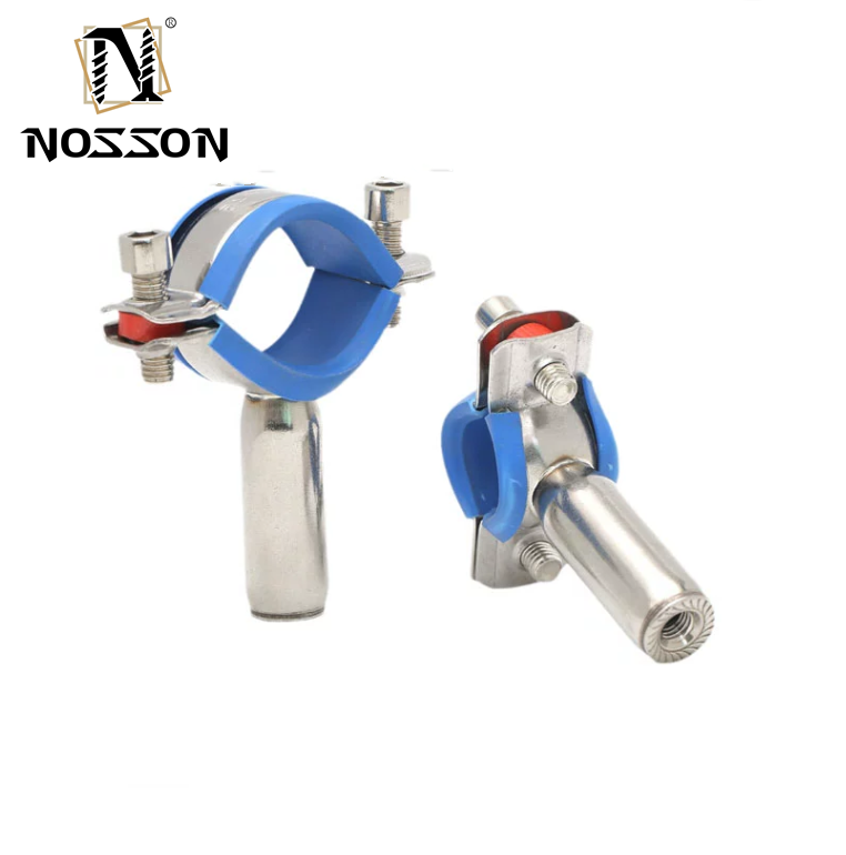 ODM Customized Fastener Pipe Support Clamp for Sanitary Quick Pipe Clamp and Metric Stainless Steel 304 Pipe