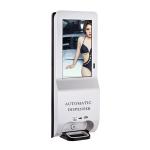 21.5 Inch 1080p Wireless Hand Sanitizer Advertising Kiosk Sensor Auto Dispense