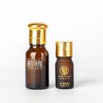 Round Shape Frosted Matte Glass Essential Oil Bottle 5ml 10ml 30ml 50ml