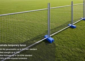 Quality 3mm / 3.5mm Welding Temporary Fence Panels For Super Markets wholesale