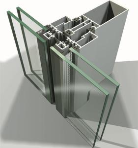 Quality Glass Aluminium Curtain Wall Extrusions wholesale