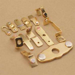 Quality Sheet Contact Metal Connector / Stamping Components For Mini Circuit Breaker wholesale