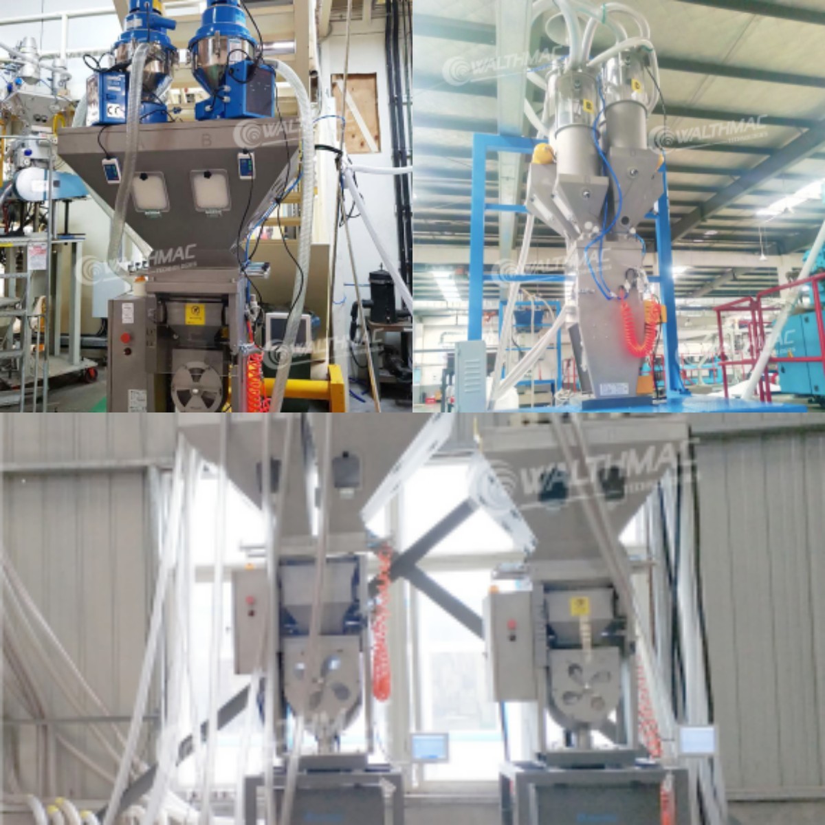 1200-1400kg/H Gravimetric Dosing Unit Blender Control In Extrusion