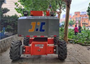 Quality Mobile Electric Articulating Boom Lift Self Propelled Horizontally Extend wholesale