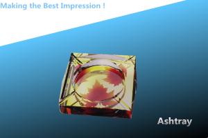 Quality cristal ashtray/ashtray/glass ashtray/cigarette gift/maple leaves ashtray wholesale