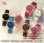 Wholesale Delicate Dial PUStrap Ladies Wrist Watch Fashion Watch quartz watch