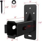 No. of Tiers Carbon Steel Bicycle Hitch Wall Mount Cargo Rack Hanging Garage