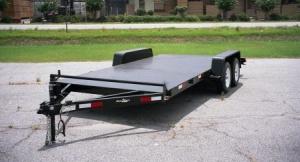 Quality 16 x 6’3 Tandem Car Carrier Trailer , Flat Top Car Trailer Manufacturers wholesale