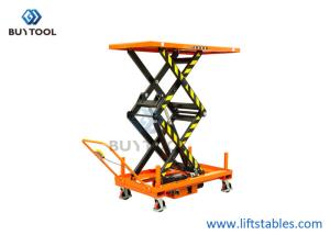 Quality Q345B Mobile Scissor Lift Platform Table 2000mm 1000kg wholesale