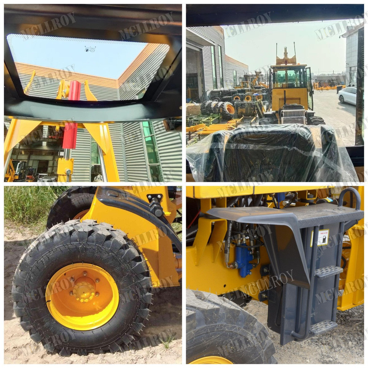 Wheeled Front Compact Wheel Loaders 0.6-1.0 M3 Bucket Capacity