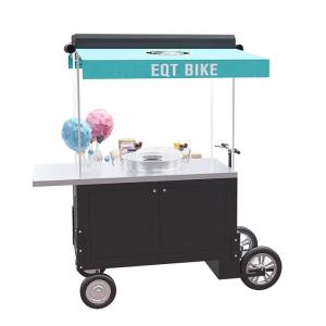 Quality 350W 25° Climbing OEM Cotton Candy Bike Food Cart wholesale