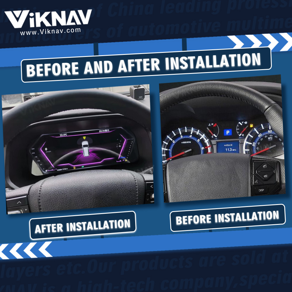 2014-2019 Toyota 4runner Instrument Cluster Digital Gauge Speedometer Dashboard Screen