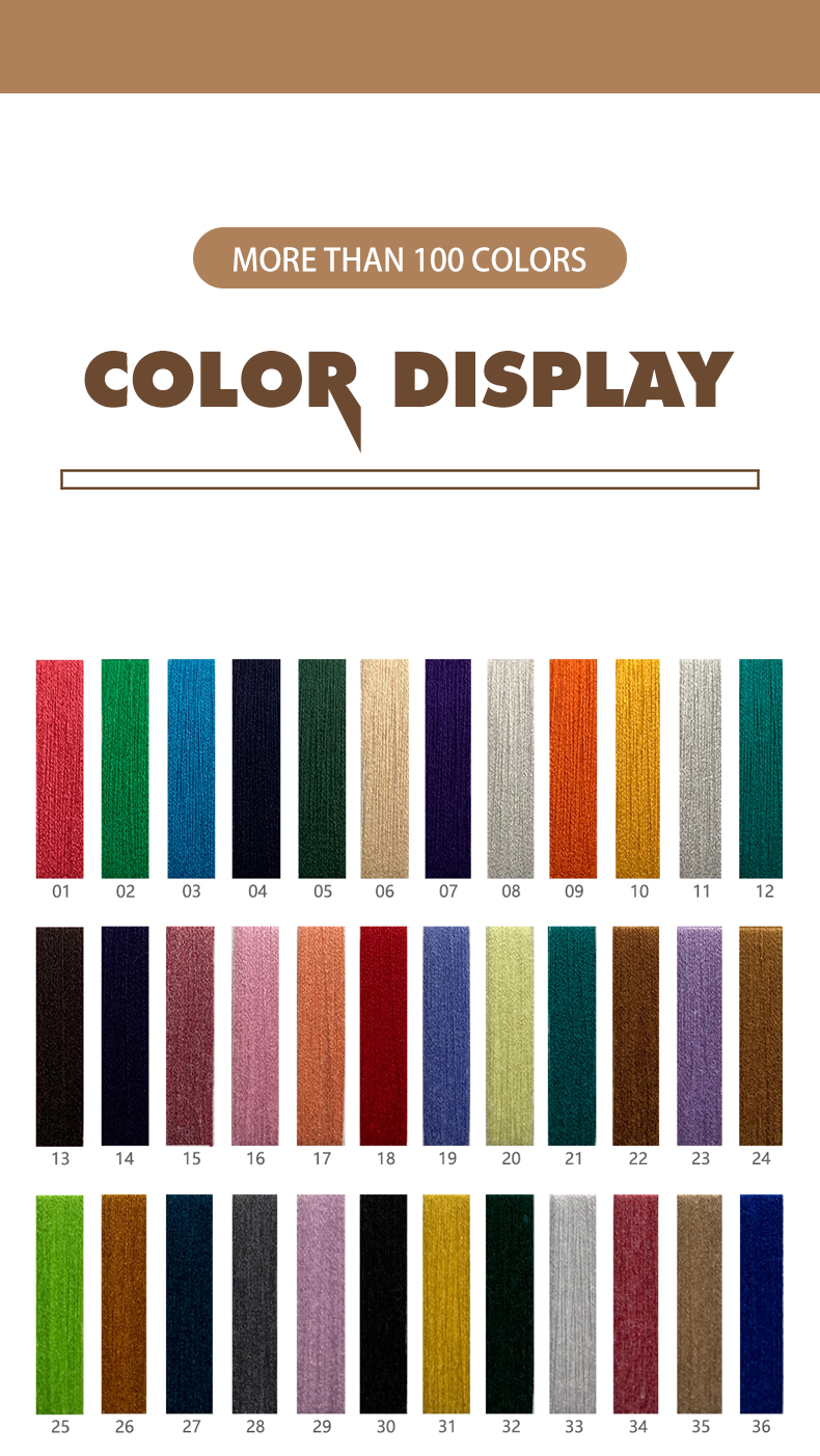 whole free samples super soft 28S/2 2/20NM 50%AC30%NY20%PBT 100 colors stock machine core spun yarn