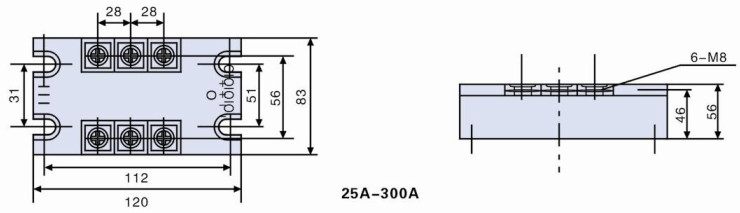 0-5VDC 100A Scr Motor Speed Controller