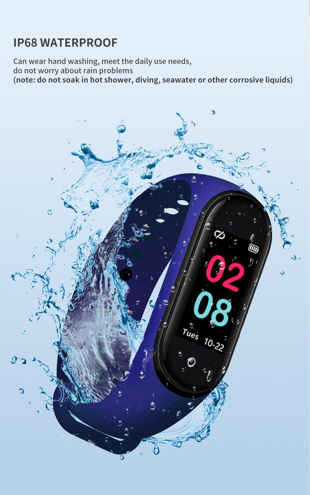 2021 MT12 Touch 0.96 Screen Fitness Equipment Health Temperature Watch Ring Smartwatch