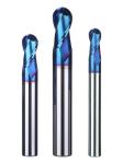 Blue Nano Coating Ball End Mill Set CNC Carbide Cutting Tool