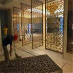 luxury stainless steel Screens & Room Dividers Type for Commercial Home Decor