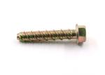 Heavy Duty Self Tapping Concrete Screws , 10B21 Indented Hex Head Flange Screw