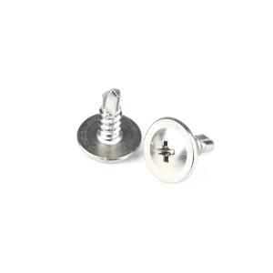 Quality Metric Stainless Steel Wafer Head Phillips Self Drilling Screws Ss410 Parafusos For Metal wholesale