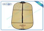 Grey Suit And Dress Covers , Non Woven Fabric Bags With PVC Film