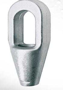 Quality G417 Wire Rope Grooved Closed Spelter Socket Hot DIP Galvanized wholesale