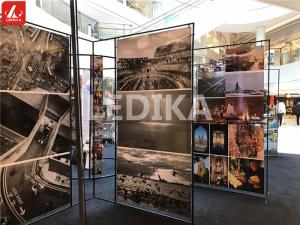 Quality Coal Black Photography Exhibition Aluminum Square Truss For Indoor Events wholesale