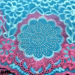 women clothings fashion fabric 100% cotton fabric embroidery cotton fabric