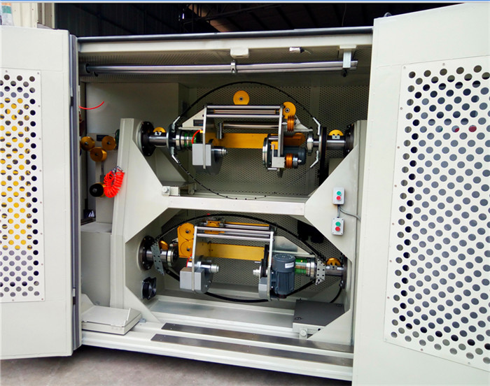 Double Layer Triple Signal Cable Buncher , Wire And Cable Machinery 1800rpm